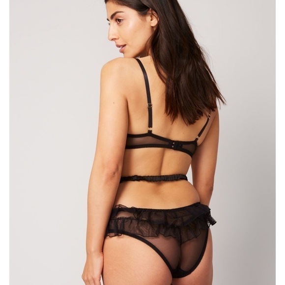 Odette black high waisted brief New With Tags - Picture 5 of 6